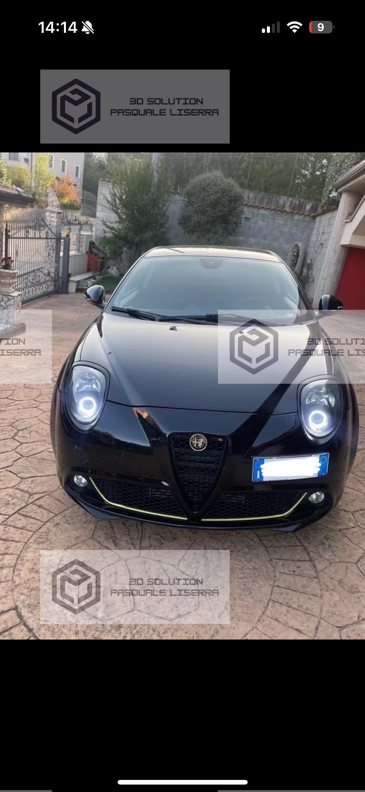 Griglia Scudo A Nido D'Ape Per Alfa Romeo Mito 2008-2015 griglia anteriore