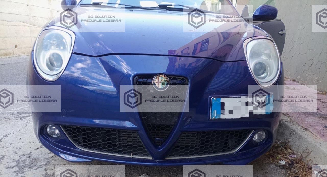 Griglia Scudo A Nido D'Ape Per Alfa Romeo Mito 2008-2015 griglia anteriore