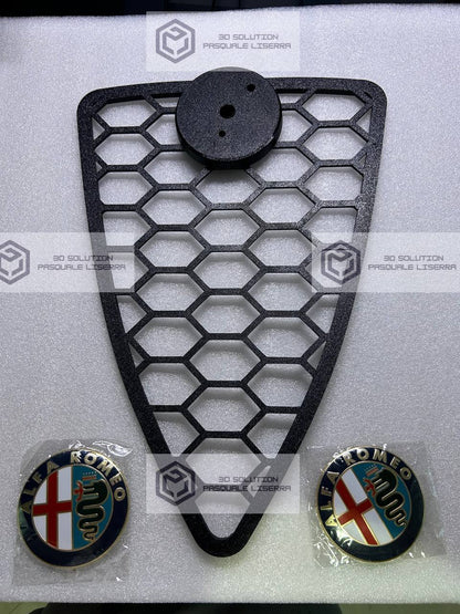 Griglia Scudo A Nido D'Ape Per Alfa Romeo Mito 2008-2015 griglia anteriore a trama larga