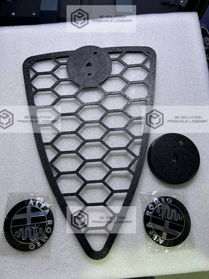 Griglia Scudo A Nido D'Ape Per Alfa Romeo Mito 2008-2015 griglia anteriore a trama larga