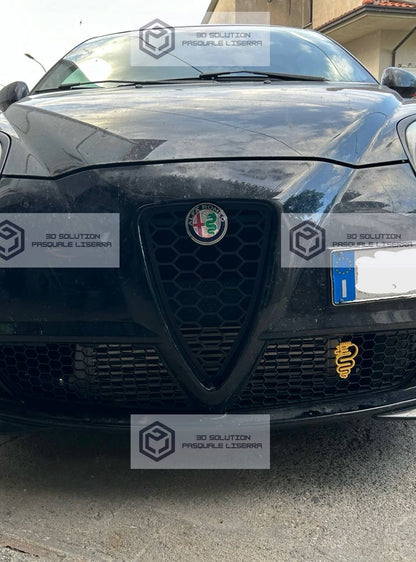 Griglia Scudo A Nido D'Ape Per Alfa Romeo Mito 2008-2015 griglia anteriore a trama larga