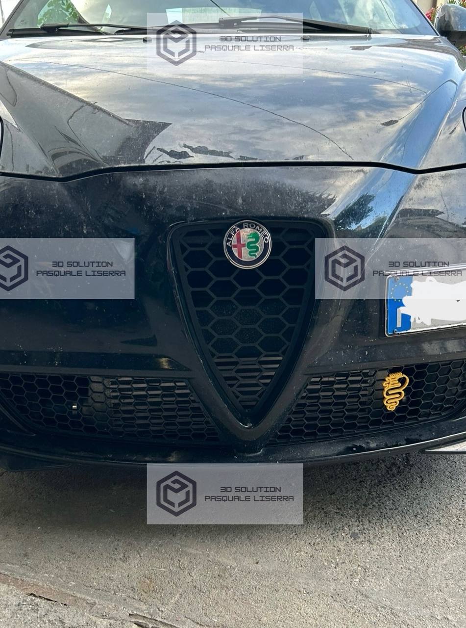 Griglia Scudo A Nido D'Ape Per Alfa Romeo Mito 2008-2015 griglia anteriore a trama larga